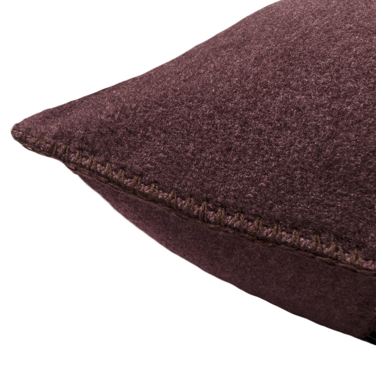 KISSENHÜLLE Soft-Fleece 50/50 cm  - Dunkelbraun, Basics, Textil (50/50cm) - Zoeppritz