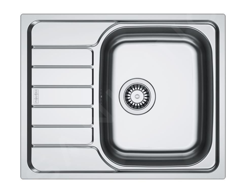 SPÜLE SPARK - SKN 611-62  - Edelstahlfarben, Basics, Metall (62/50/28cm) - Franke