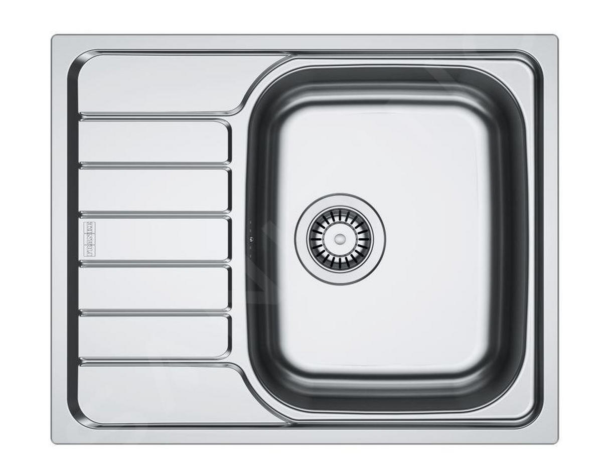 SPÜLE SPARK - SKN 611-62  - Edelstahlfarben, Basics, Metall (43,5/62cm) - Franke