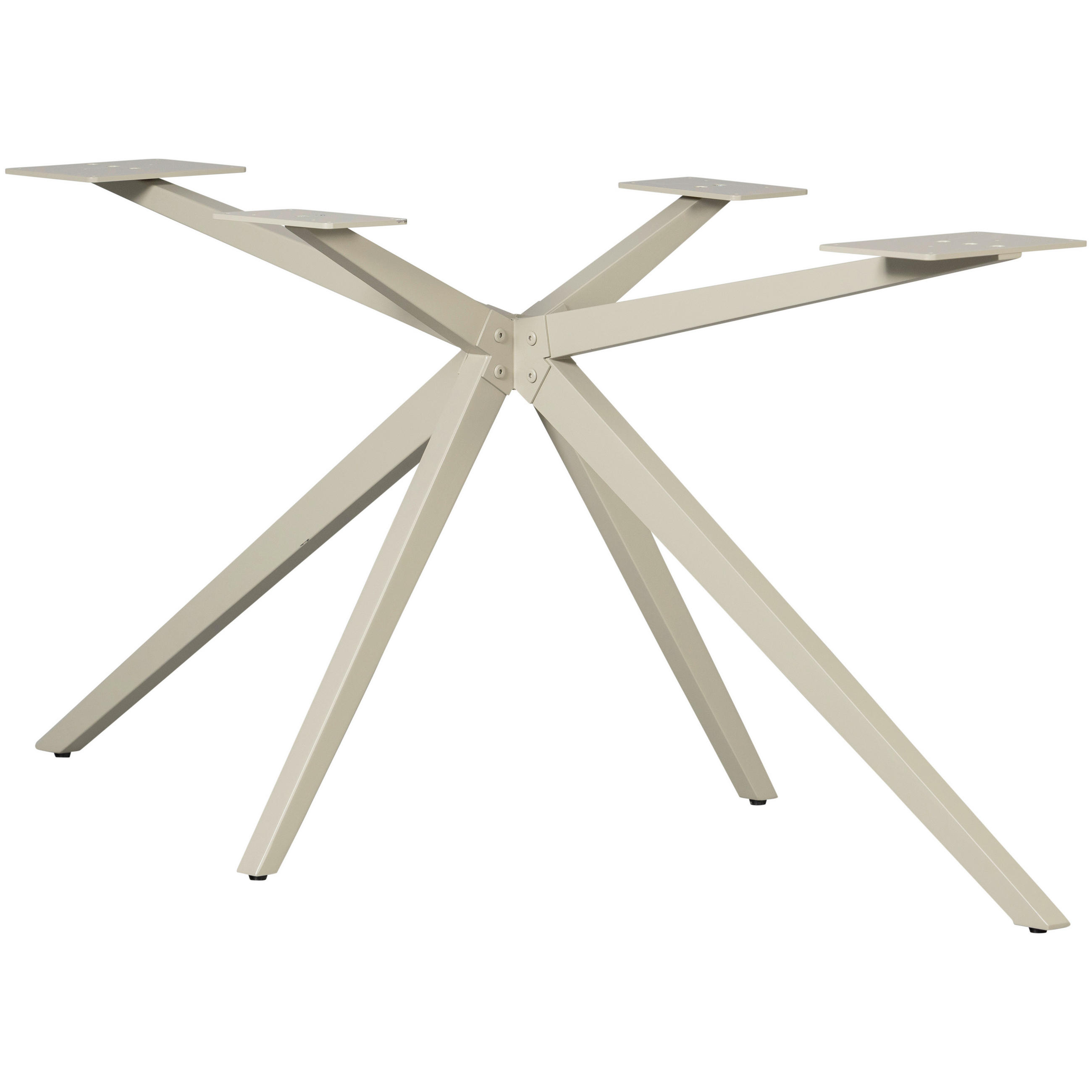 TISCHGESTELL   - Grau, MODERN, Metall (170/72/80cm) - Livetastic