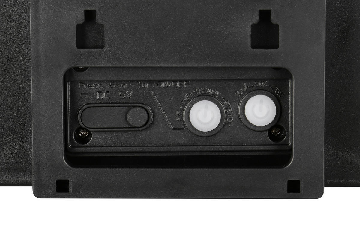 AUSSENWANDLEUCHTE - Schwarz, Design, Kunststoff (10/20/13,5cm)