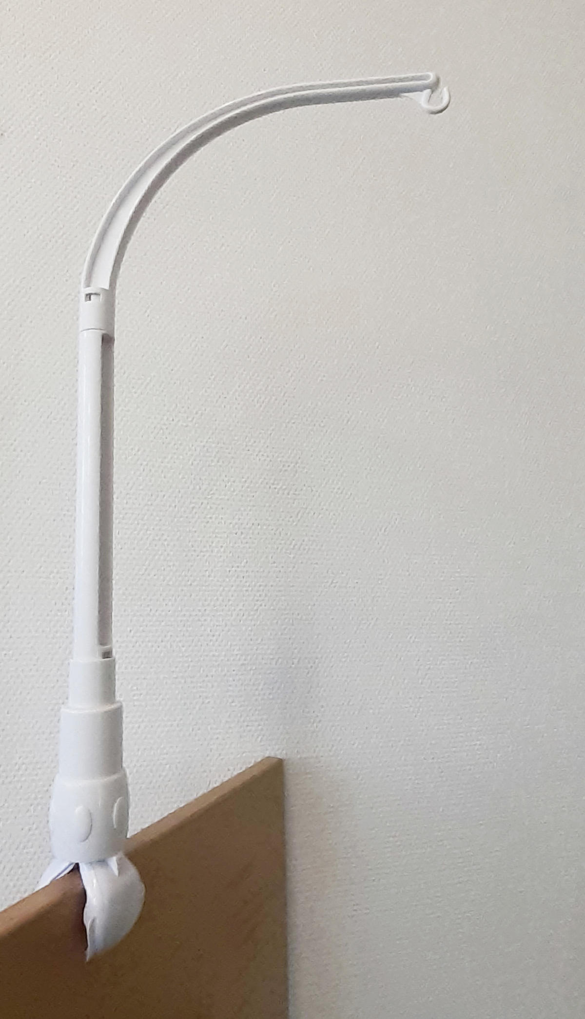 Niermann Mobilehalter für Rundstäbe  - Weiß, Basics, Kunststoff (30/58cm)