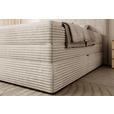 BOXSPRINGBETT 180/200 cm  in Beige  - Beige/Schwarz, Design, Kunststoff/Textil (180/200cm) - Esposa