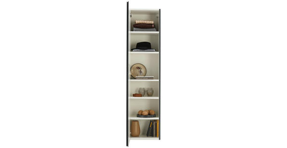 GARDEROBENSCHRANK 40/165/33 cm  - Anthrazit, Design, Holzwerkstoff (40/165/33cm) - Moderano