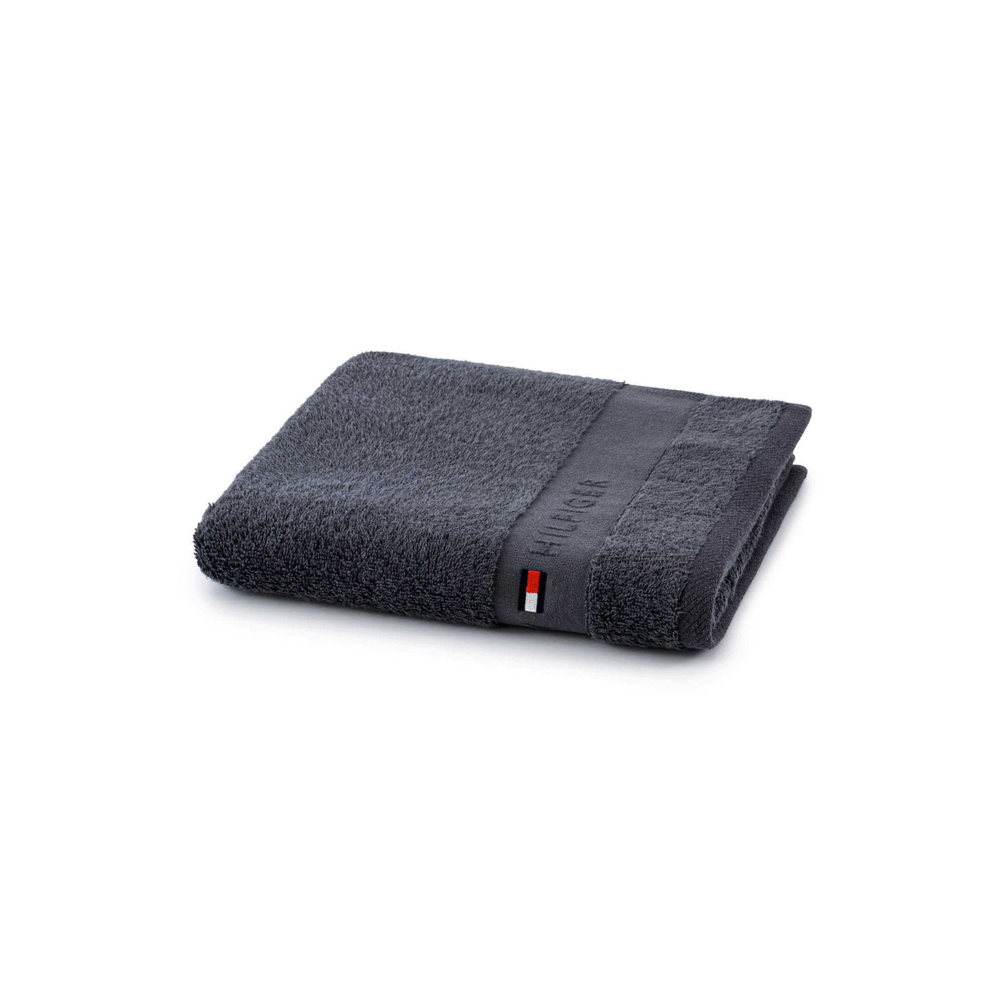 Prosop Pentru Mâini 50/100 cm gri închis  - gri închis, Basics, textil (50/100cm) - Tommy Hilfiger