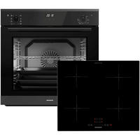 BACKOFENSET CLS902  - Schwarz, Basics, Glas/Metall (59,6/59,5/56,9cm) - Oranier