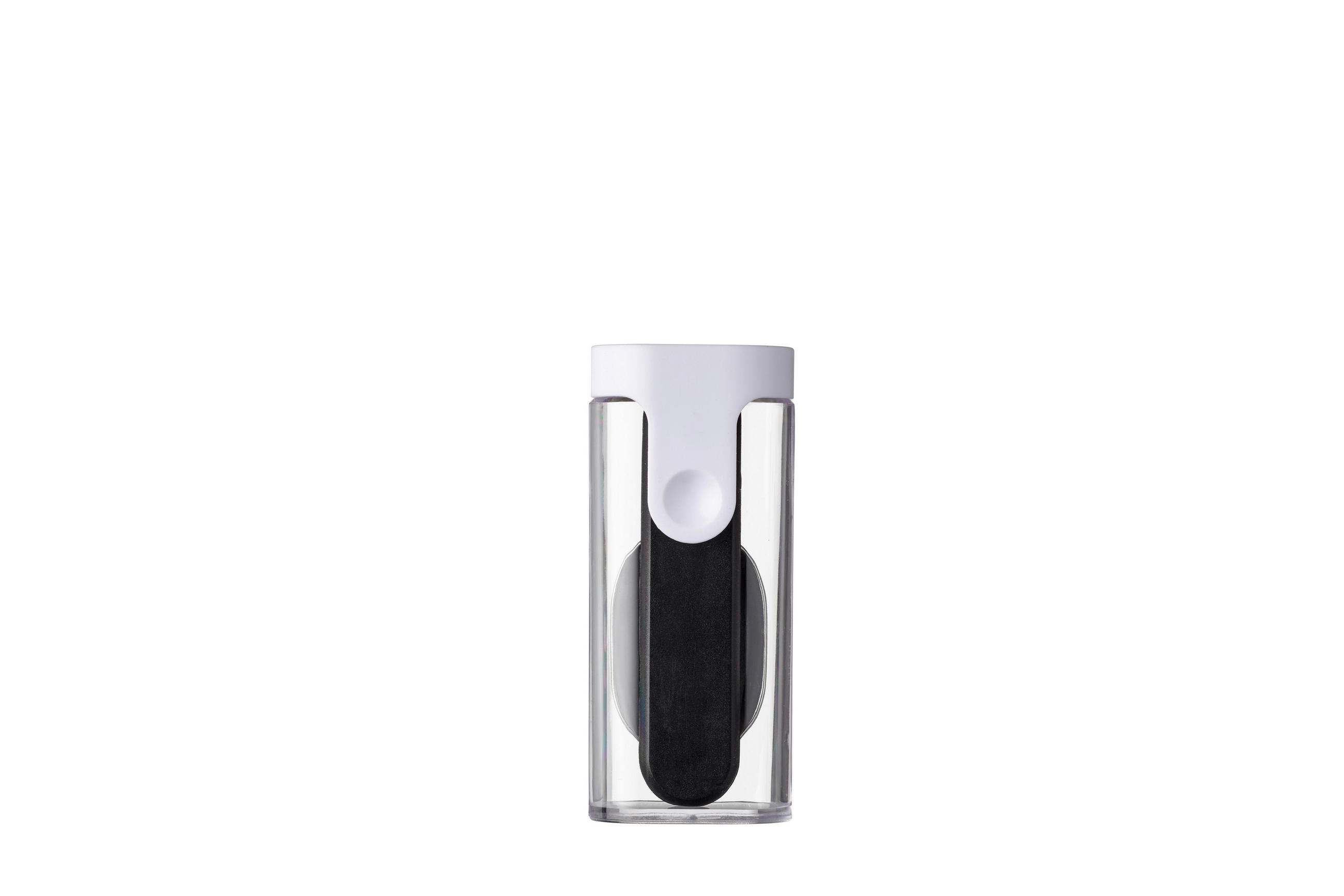 LÖFFEL - Silberfarben/Schwarz, KONVENTIONELL, Kunststoff/Metall (14,5/7,4/2,9cm) - Mepal