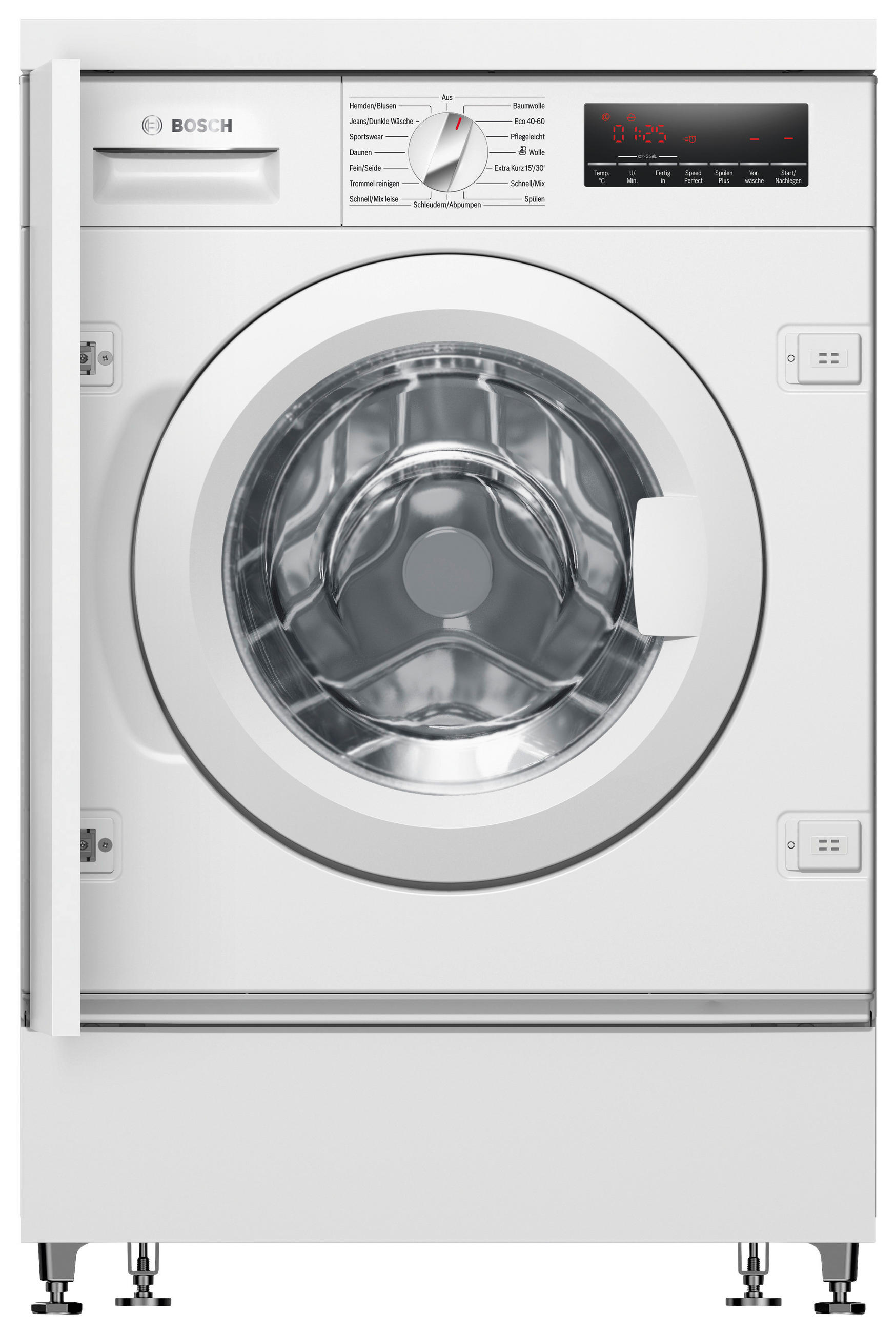 EINBAUWASCHMASCHINE WIW28443  - Weiß, Basics, Metall (59,6/81,8/54,4cm) - Bosch