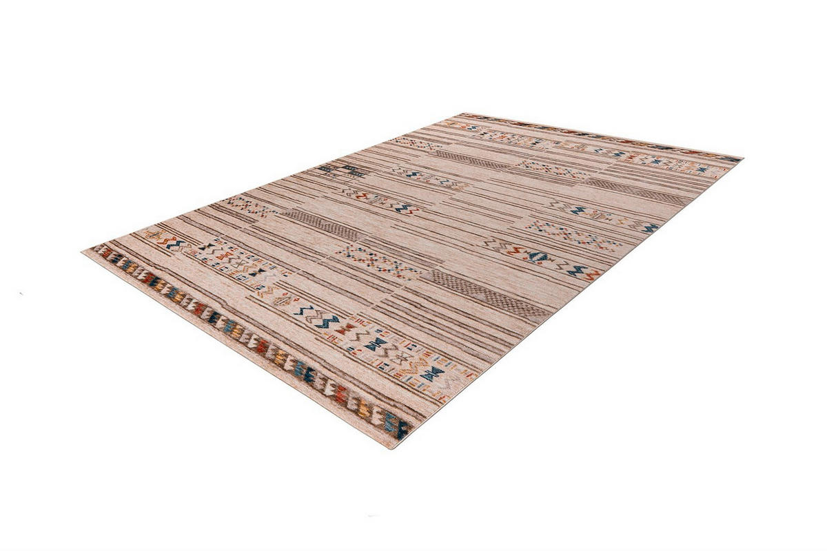 FLACHWEBETEPPICH 120/170 cm Jaka Dunkelgrau, Beige  - Dunkelgrau/Beige, KONVENTIONELL, Textil (120/170cm)