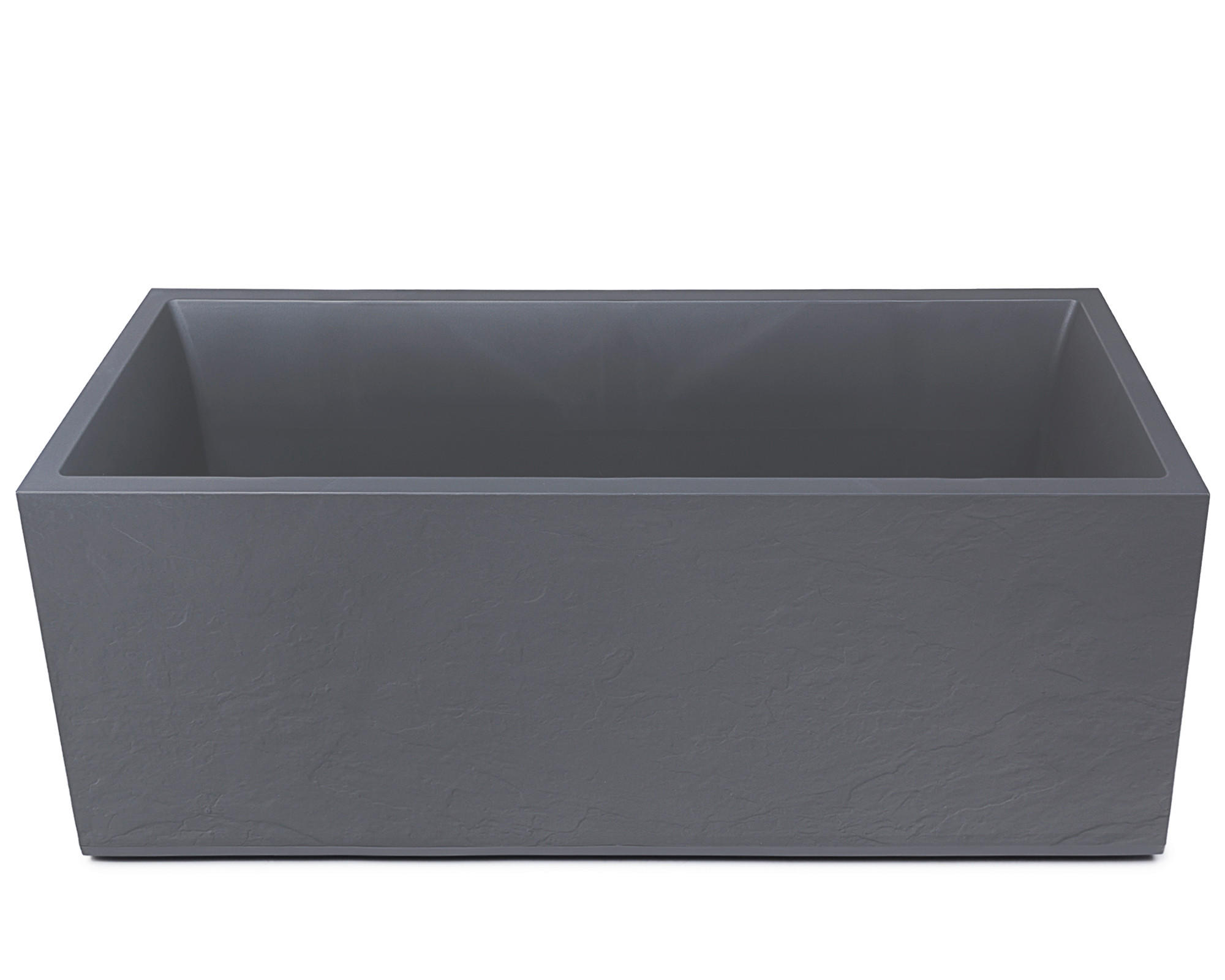 BLUMENKASTEN  - Grau, Basics, Kunststoff (100/43/40cm)