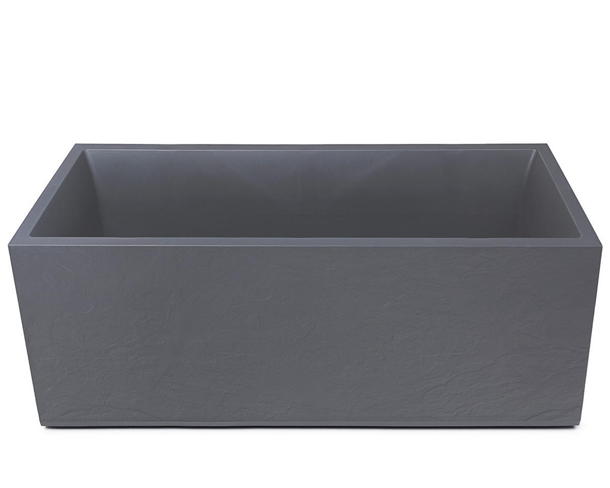 BLUMENKASTEN  - Grau, Basics, Kunststoff (100/43/40cm) - Ambia Garden