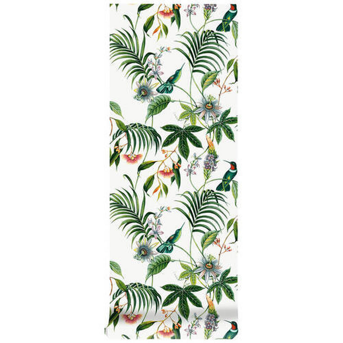 NON WOVEN-TAPET 52/1000 cm  - vit/multicolor, Basics, papper/plast (52/1000cm)