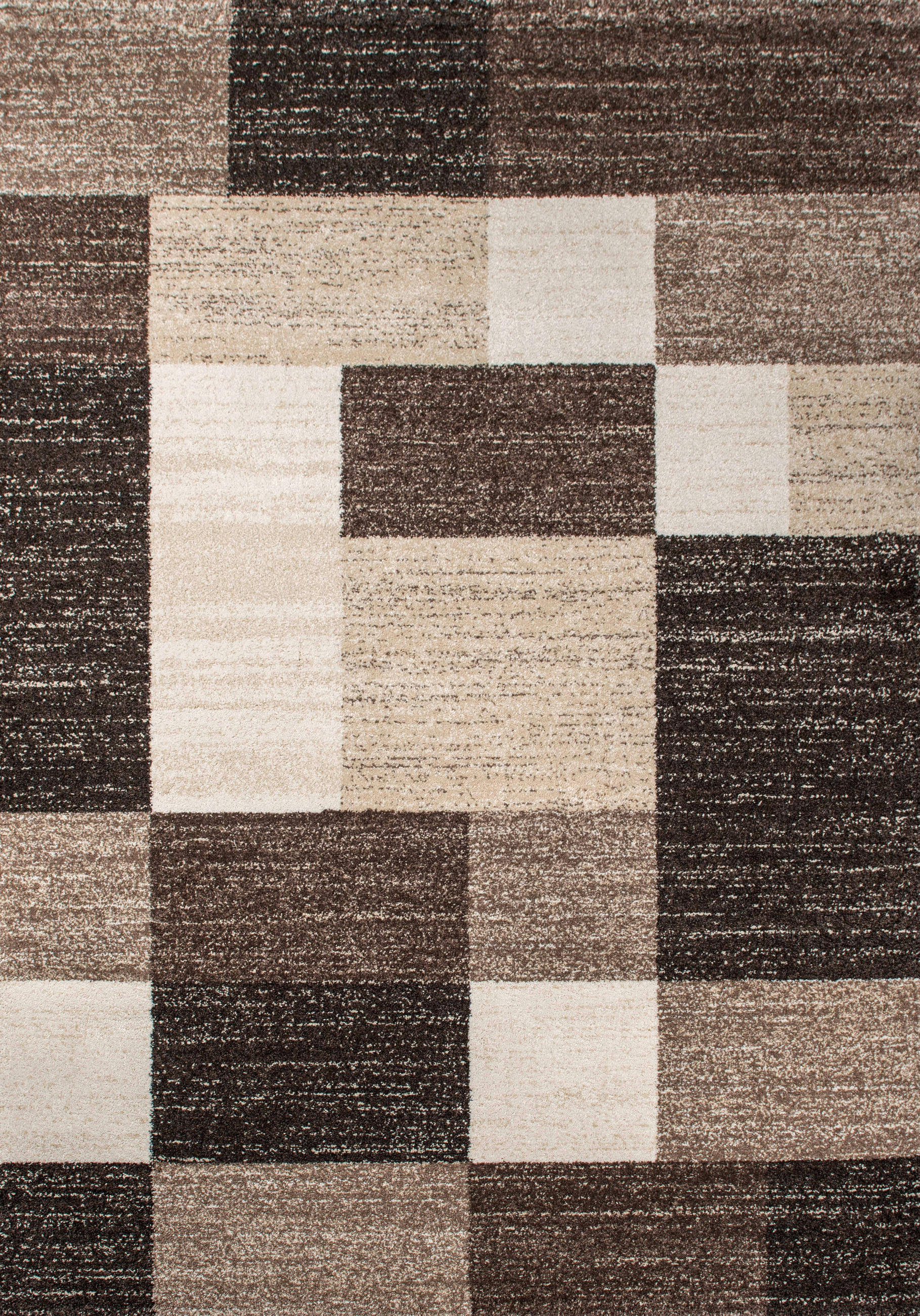 Novel Webteppich Gabeh Dunkelbraun, Beige, Hellbraun 120x170 cm