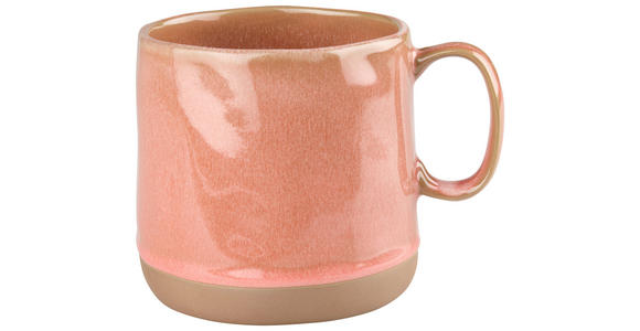 KAFFEEBECHER  530 ml   - Rosa, Trend, Keramik (9,5/9,5cm) - Landscape