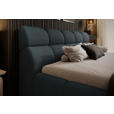 POLSTERBETT 160/200 cm,  in Petrol, Graublau,  - Graublau/Petrol, Design, Kunststoff/Textil (160/200cm) - Esposa