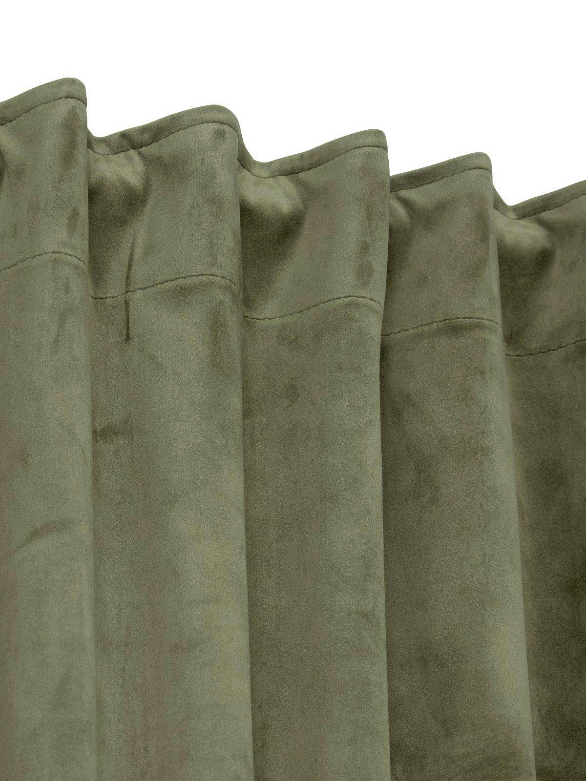 FERTIGVORHANG Verdunkelung  - Grün, Basics, Textil (135/320cm) - Svanefors