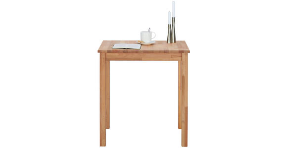 ESSTISCH Buche massiv rechteckig Buchefarben - Buchefarben, KONVENTIONELL, Holz (70/50/75cm) - Carryhome