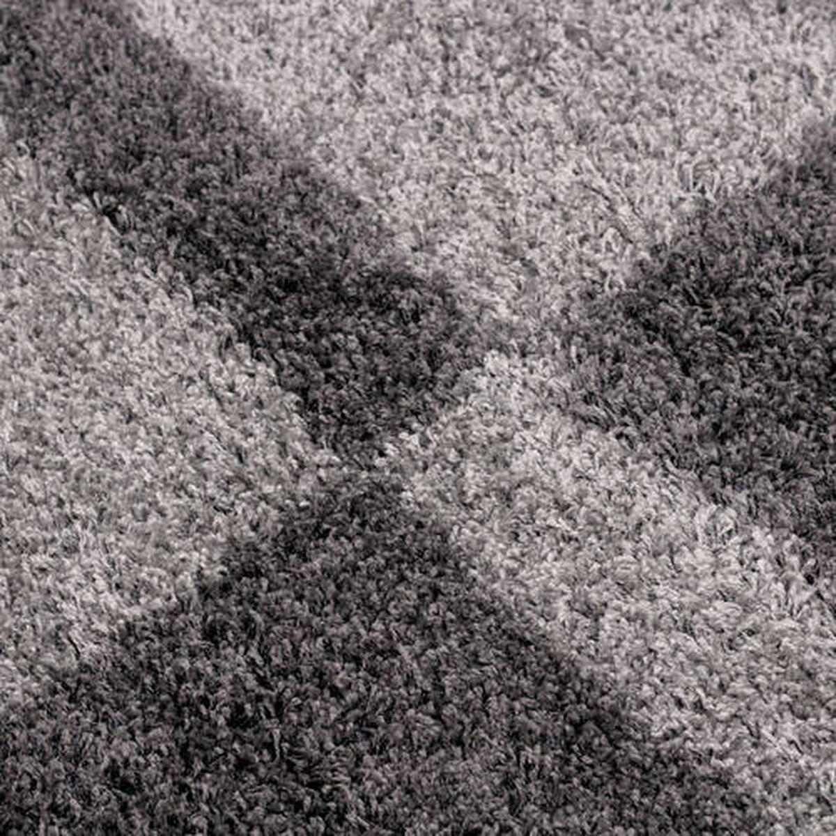 HOCHFLORTEPPICH 80/80 cm Gala Grau  - Grau, Design, Textil (80/80cm) - Novel