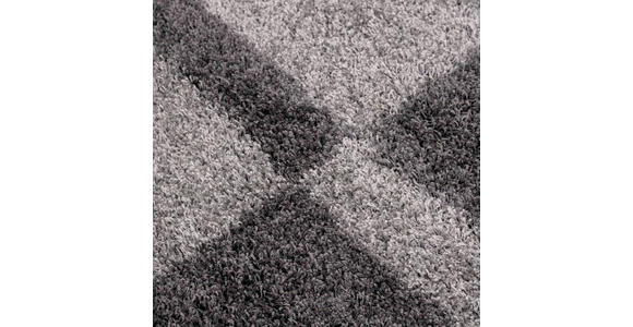 HOCHFLORTEPPICH 120 cm Gala Grau - Grau, Design, Textil (120cm) - Novel