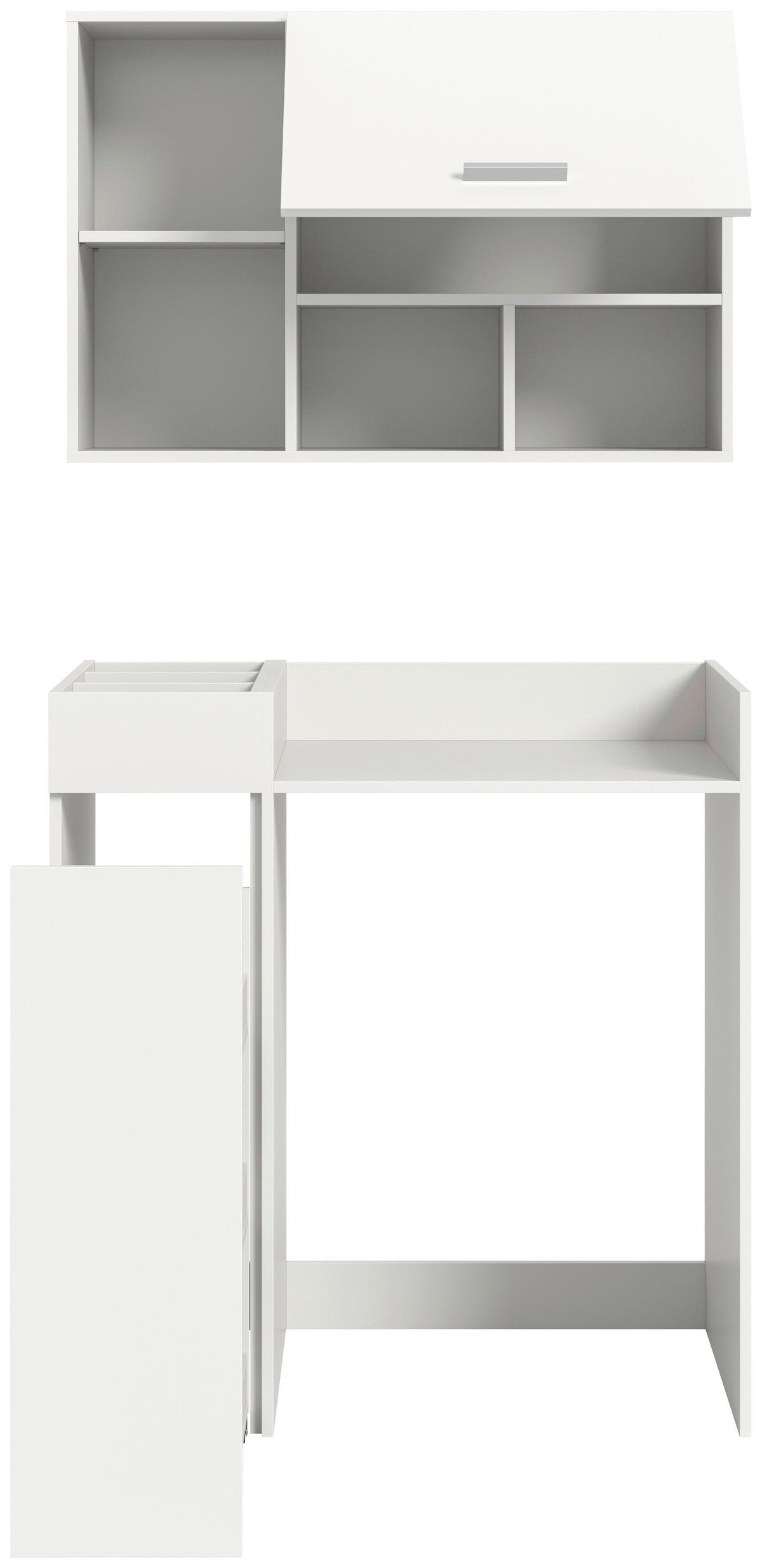 WASCHMASCHINENSCHRANK 95/195/60 cm  in Weiß  - Weiß, Basics, Holzwerkstoff/Kunststoff (95/195/60cm) - MID.YOU