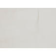 ECKSOFA in Velours Creme  253/177 cm  - Creme/Schwarz, Design, Textil/Metall (253/177cm) - Dieter Knoll
