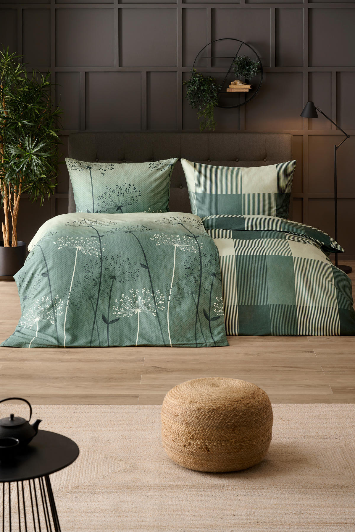 ÁGYNEMŰHUZAT-GARNITÚRA 140/200 cm  - zöld, Konventionell, textil (140/200cm) - Esposa