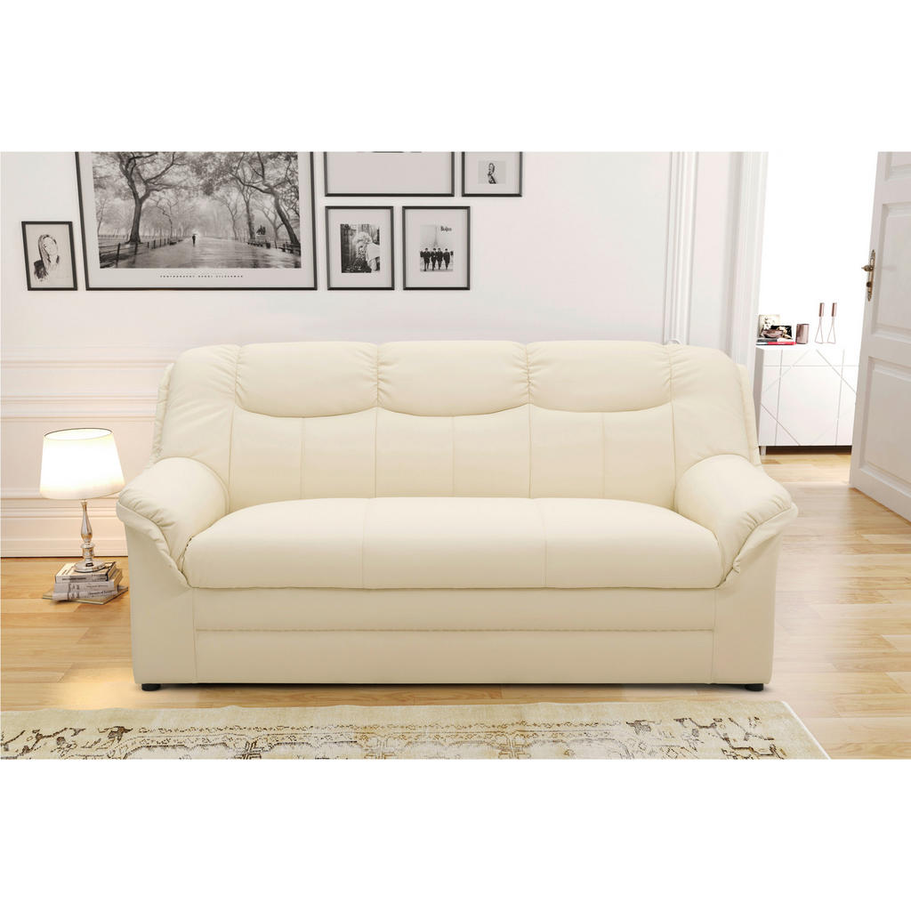 Canapea Cu 3 Locuri, textil, bej