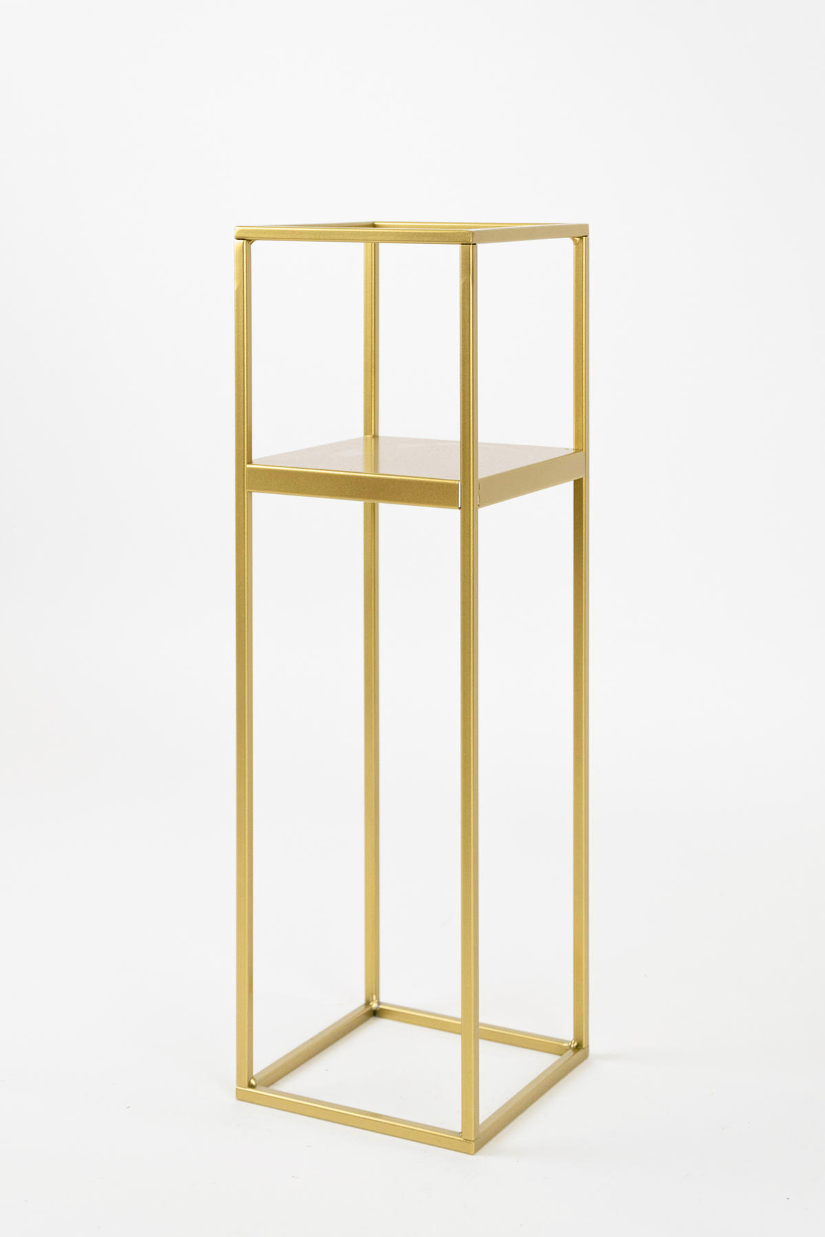 BLUMENSTÄNDER Metall  - Goldfarben, Basics, Metall (19/62/19cm)