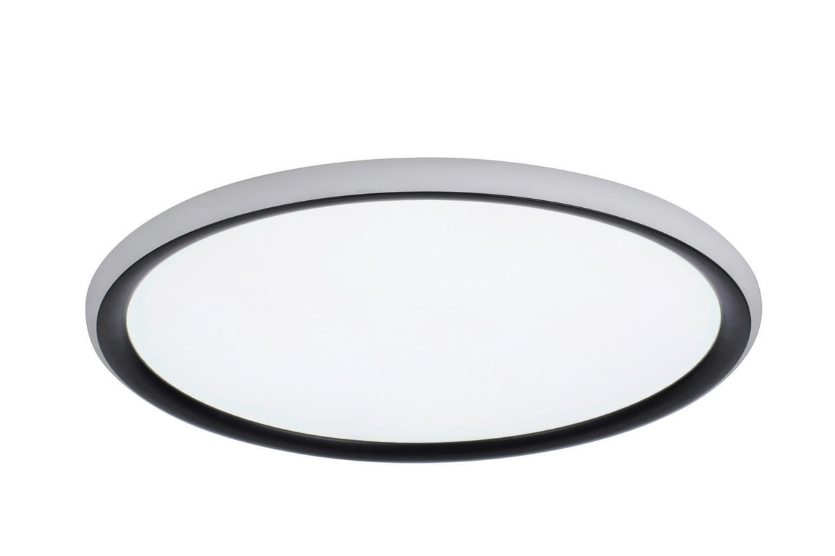 LED-DECKENLEUCHTE Rovinj 40/3,5 cm   - Schwarz, LIFESTYLE, Kunststoff (40/3,5cm) - Novel