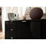 SIDEBOARD Schwarz - Chromfarben/Schwarz, Design, Glas/Holzwerkstoff (140/80/42cm) - SetOne by Musterring SIDEBOARD Schwarz - Chromfarben/Schwarz, Design, Glas/Holzwerkstoff (140/80/42cm) - SetOne by Musterring
