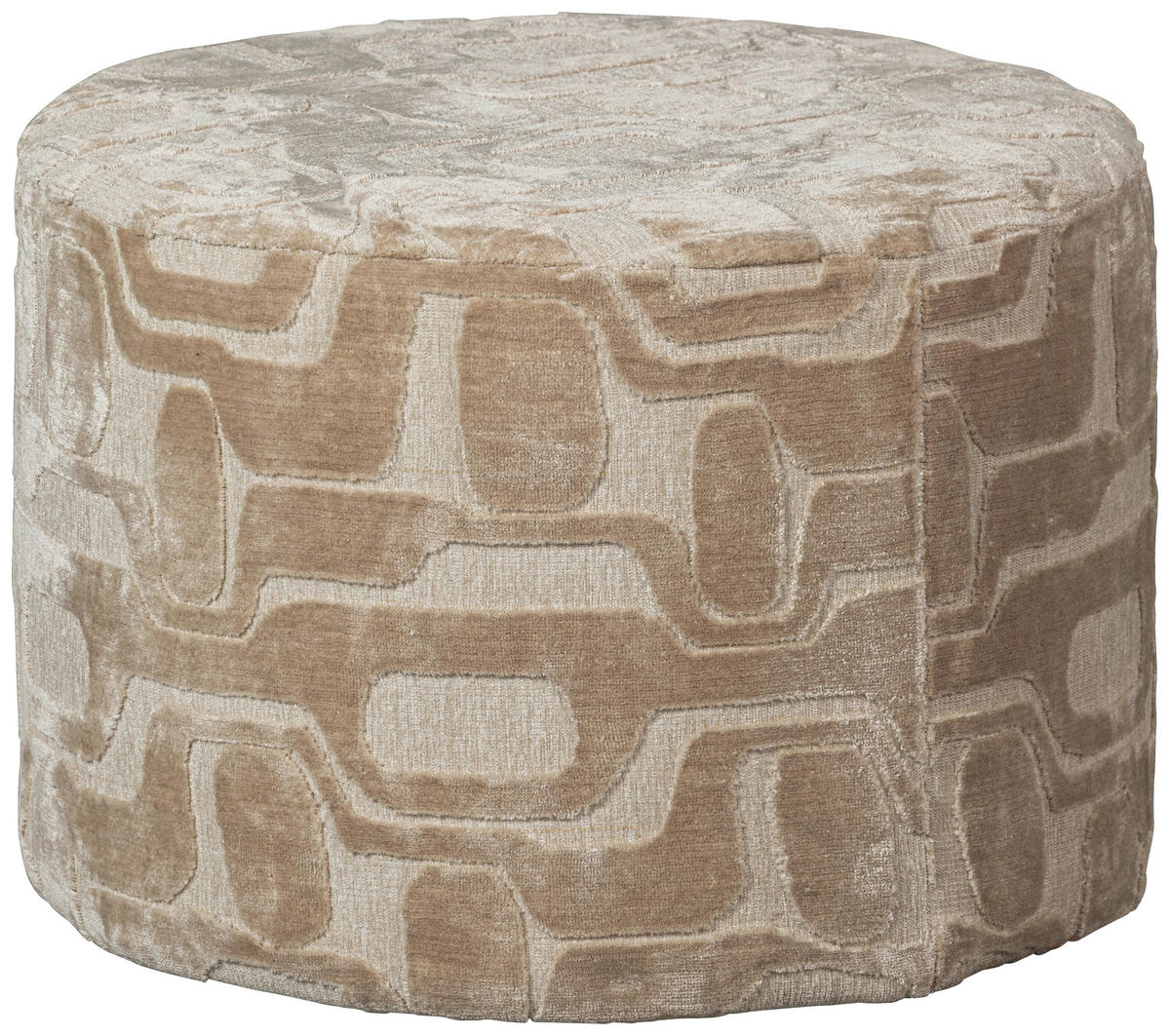HOCKER in Textil Naturfarben  - Naturfarben, Design, Textil (60/43/60cm) - Livetastic