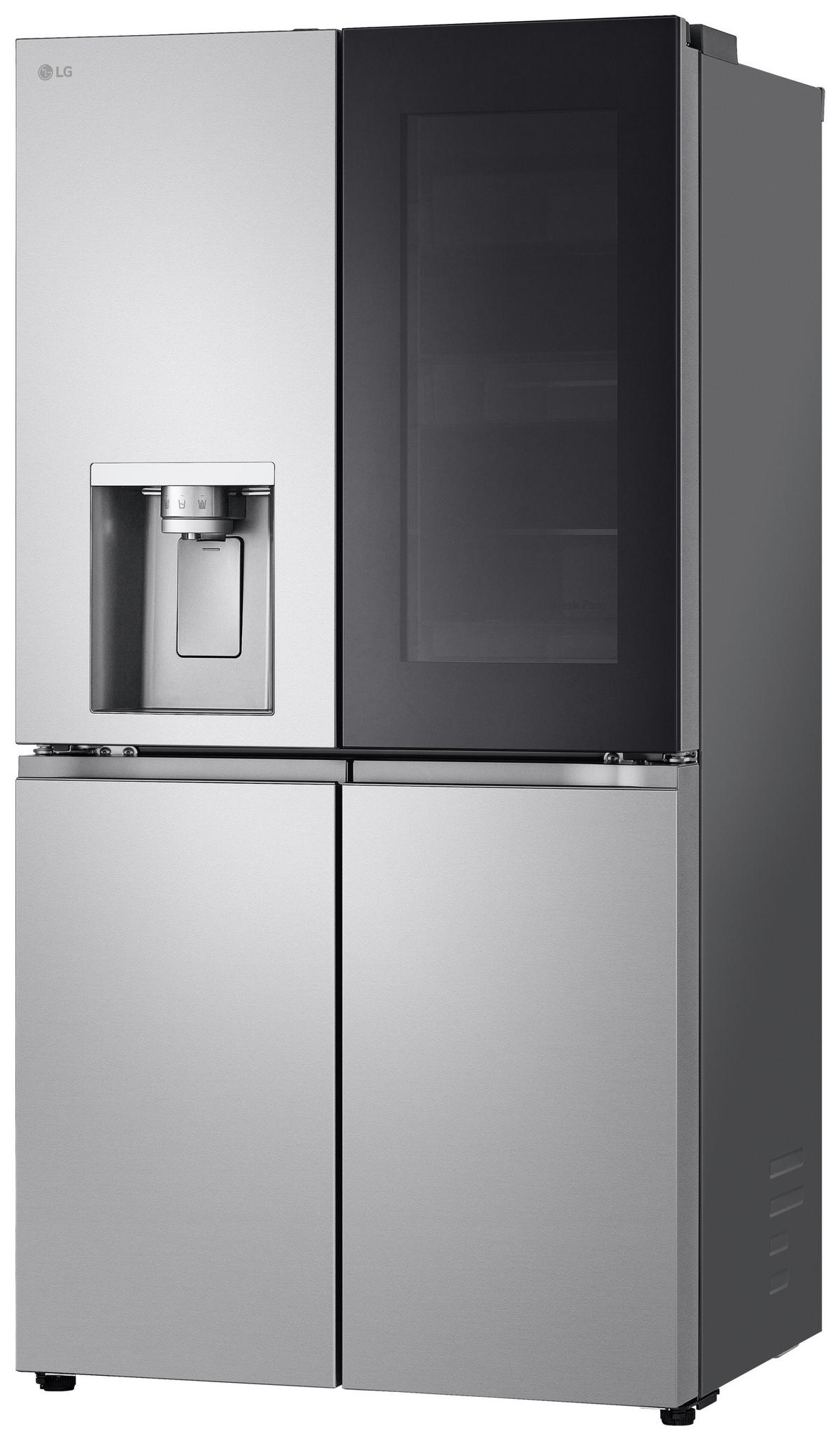 MULTI-DOOR 97,2/179,2/72,9 cm GMG960MBJE  - Edelstahlfarben, Trend, Glas/Kunststoff (97,2/179,2/72,9cm) - LG