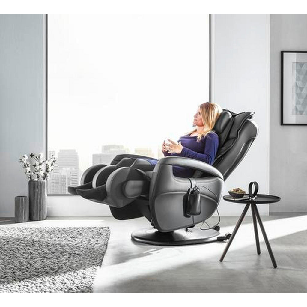 Thumbnail - Cantus Massagesessel, Schwarz, Textil, Uni, 80x117x114 cm, Relaxfunktion, Massagefunktion, Wohnzimmer, Sessel, Massagese...
