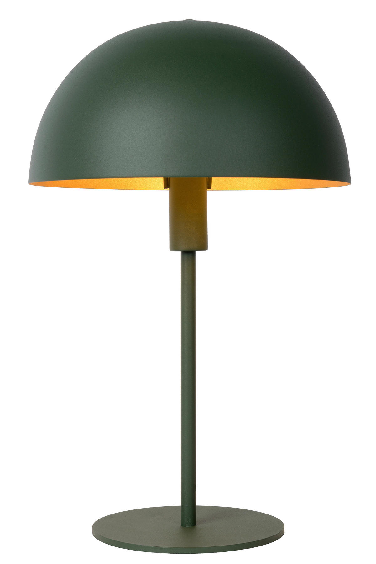 TISCHLEUCHTE - Messingfarben/Grün, Design, Metall (25/40cm) - Lucide