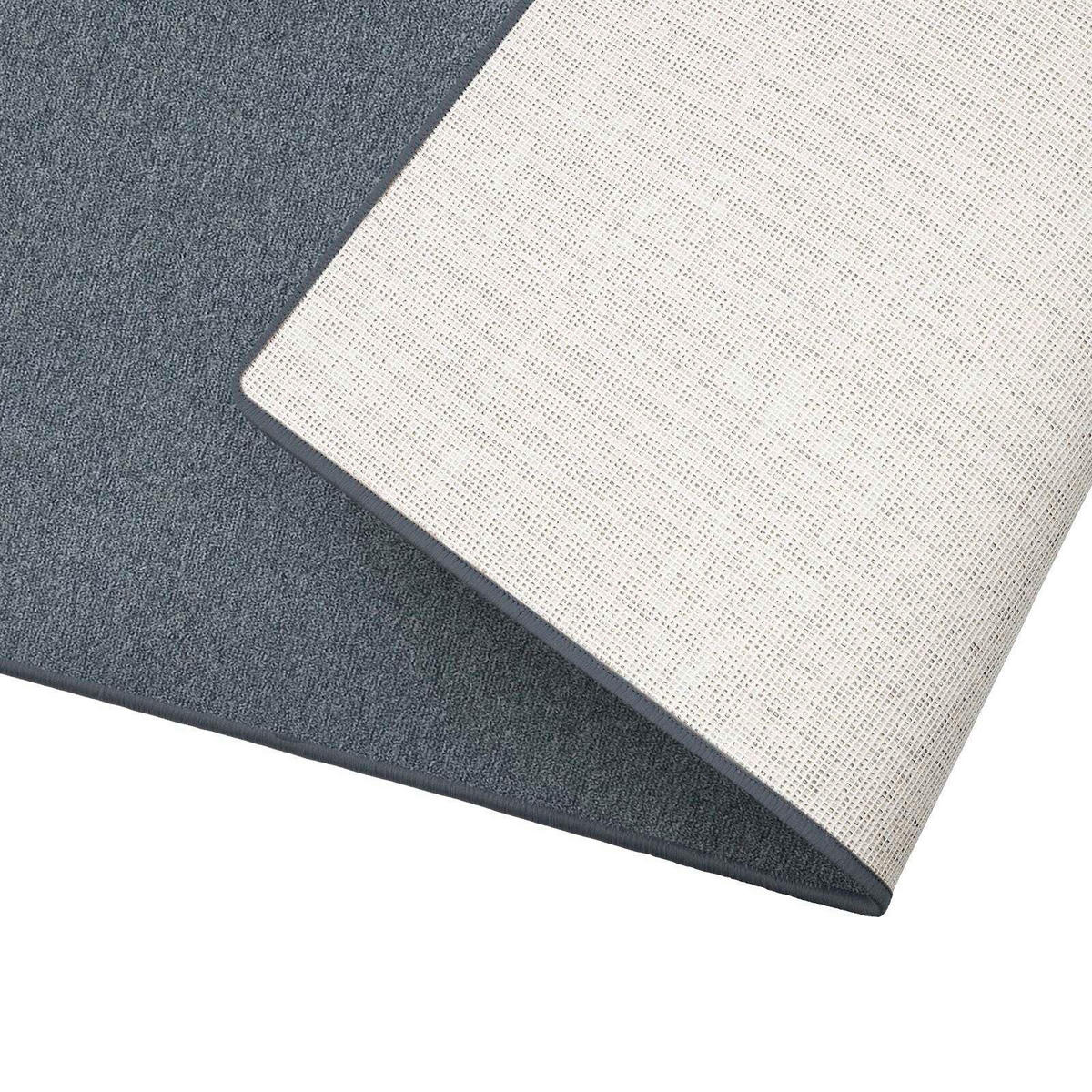 LÄUFER 80/600 cm London Grau  - Grau, Basics, Kunststoff/Textil (80/600cm)