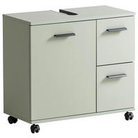 WASCHBECKENUNTERSCHRANK 65,1/60/32 cm  - Pastellgrün/Schwarz, KONVENTIONELL, Holzwerkstoff/Kunststoff (65,1/60/32cm) - Stylife