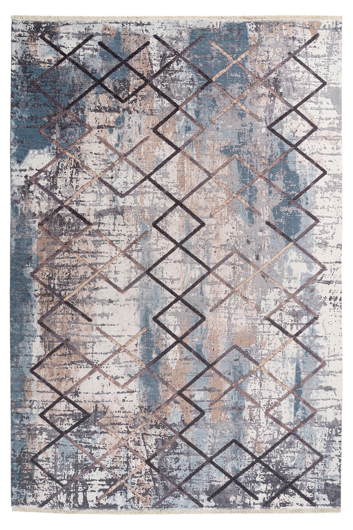 COVOR CU ȚESĂTURĂ PLATĂ My Valencia  - multicolor, Design, textil (75/150cm) - Novel