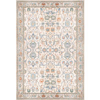 VINTAGE-TEPPICH Living Zaveran 130/190 cm  in Terracotta, Perlmutt, Graublau  - Graublau/Perlmutt, LIFESTYLE, Kunststoff/Textil (130/190cm) - Lindorug