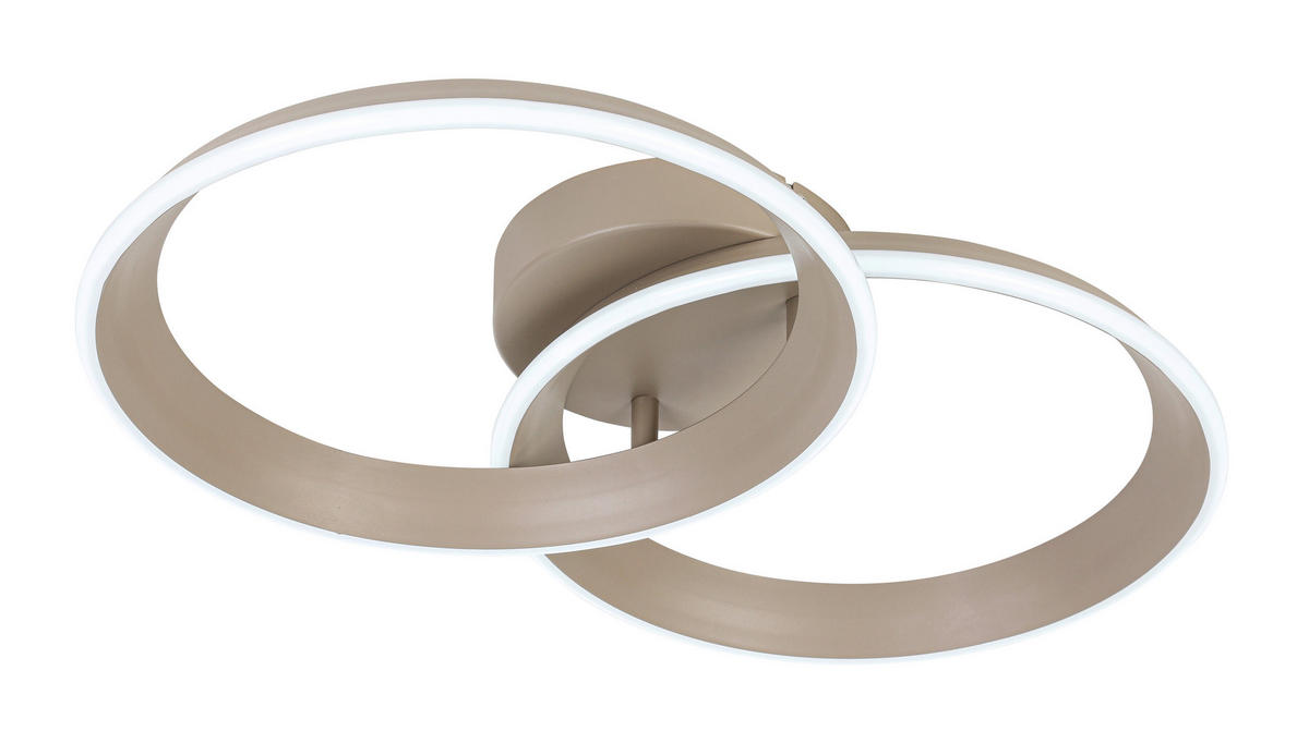 Plafonieră Cu Led 30 W    53,5/33/9,3 cm  - nisipiu, Design, plastic/metal (53,5/33/9,3cm) - Dieter Knoll
