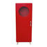 VITRINE Rot - Chromfarben/Rot, Design, Holzwerkstoff/Metall (56/150/43cm) - Carryhome VITRINE Rot - Chromfarben/Rot, Design, Holzwerkstoff/Metall (56/150/43cm) - Carryhome