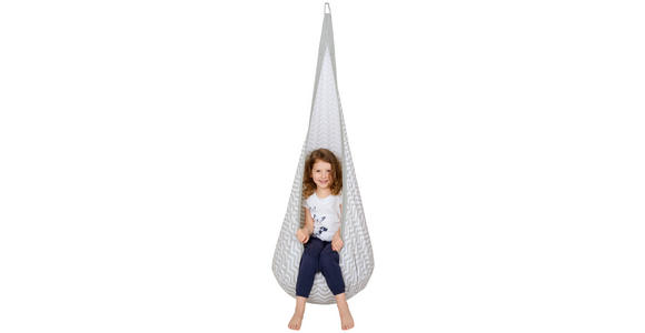 HÄNGEHÖHLE Poddy - Grau, Trend, Kunststoff/Textil (70/150cm) - My Baby Lou