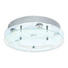 LED-DECKENLEUCHTE - Chromfarben, Design, Glas/Metall (30/7,5cm) - Novel