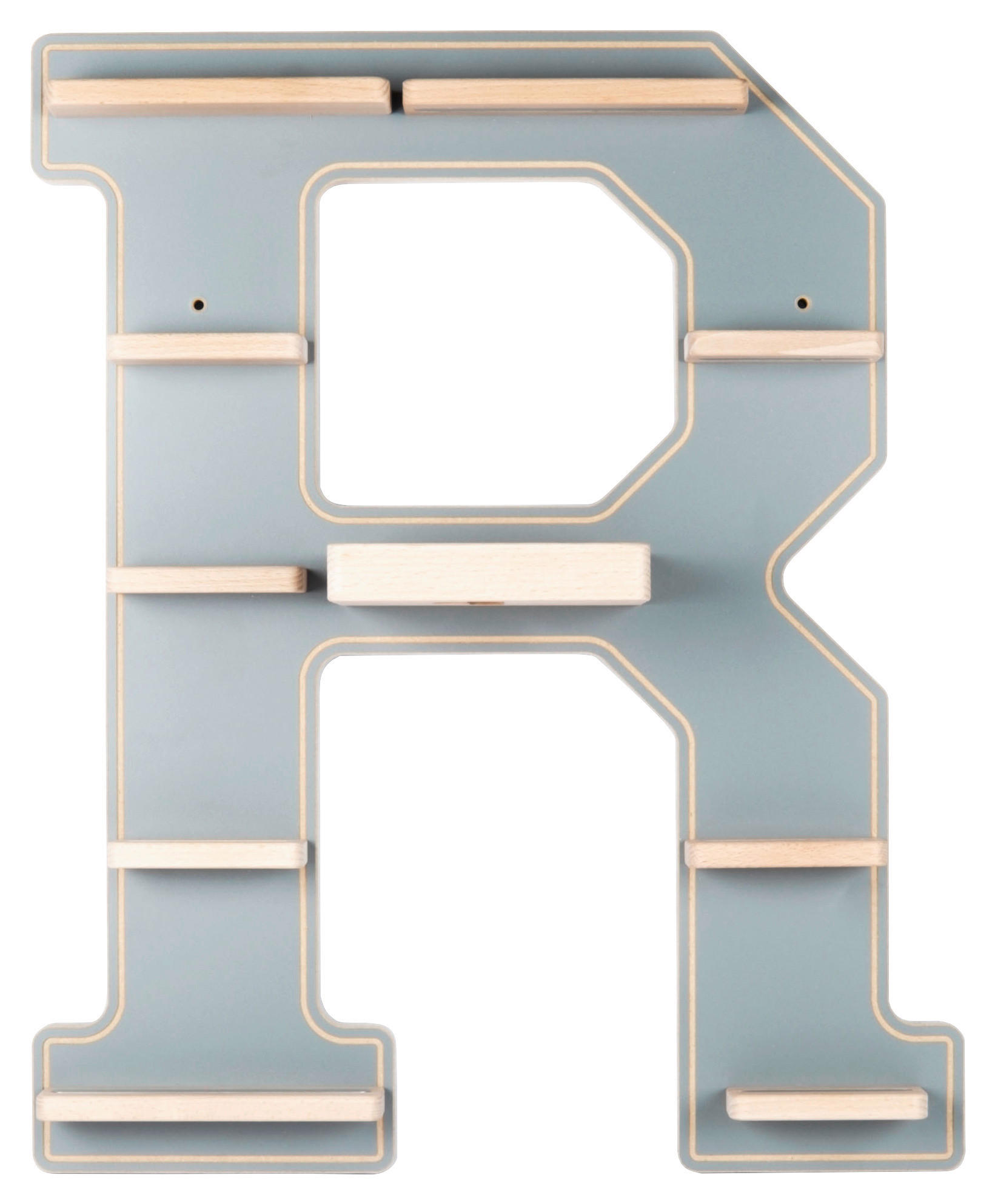 KINDERREGAL Grau - Grau, MODERN, Holzwerkstoff (44/54/19cm) - MID.YOU