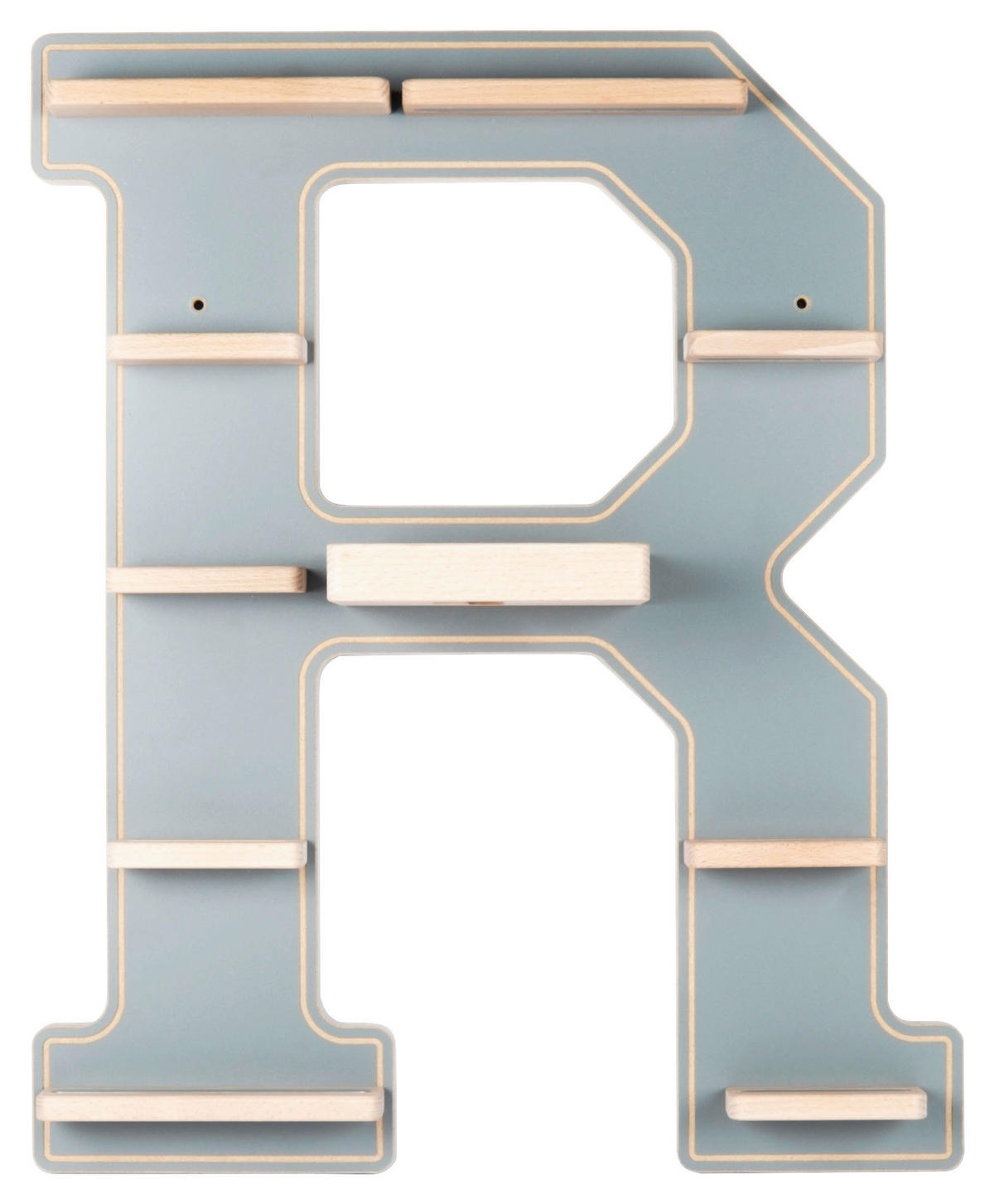 KINDERREGAL  - Grau, Modern, Holzwerkstoff (44/54/19cm) - MID.YOU