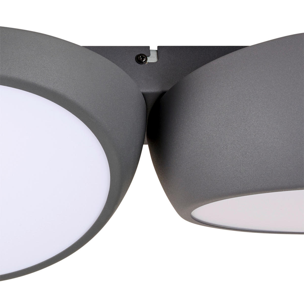 STROPNA LED-SVETILKA  Bubbles 24 W/8400 lm/3000 K/230 V/ - antracit, Trendi, kovina (78/26/12,5cm) - Novel