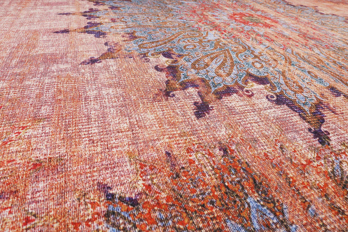 FLACHWEBETEPPICH  Wohnzimmer 140/200 cm Rooftop Multicolor rechteckig  - Multicolor, Basics, Textil (140/200cm) - WECON HOME