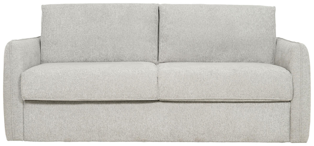BÄDDSOFFA i ljusgrå  - ljusgrå, Klassisk, metall/trä (191/86/98cm) - Best Price