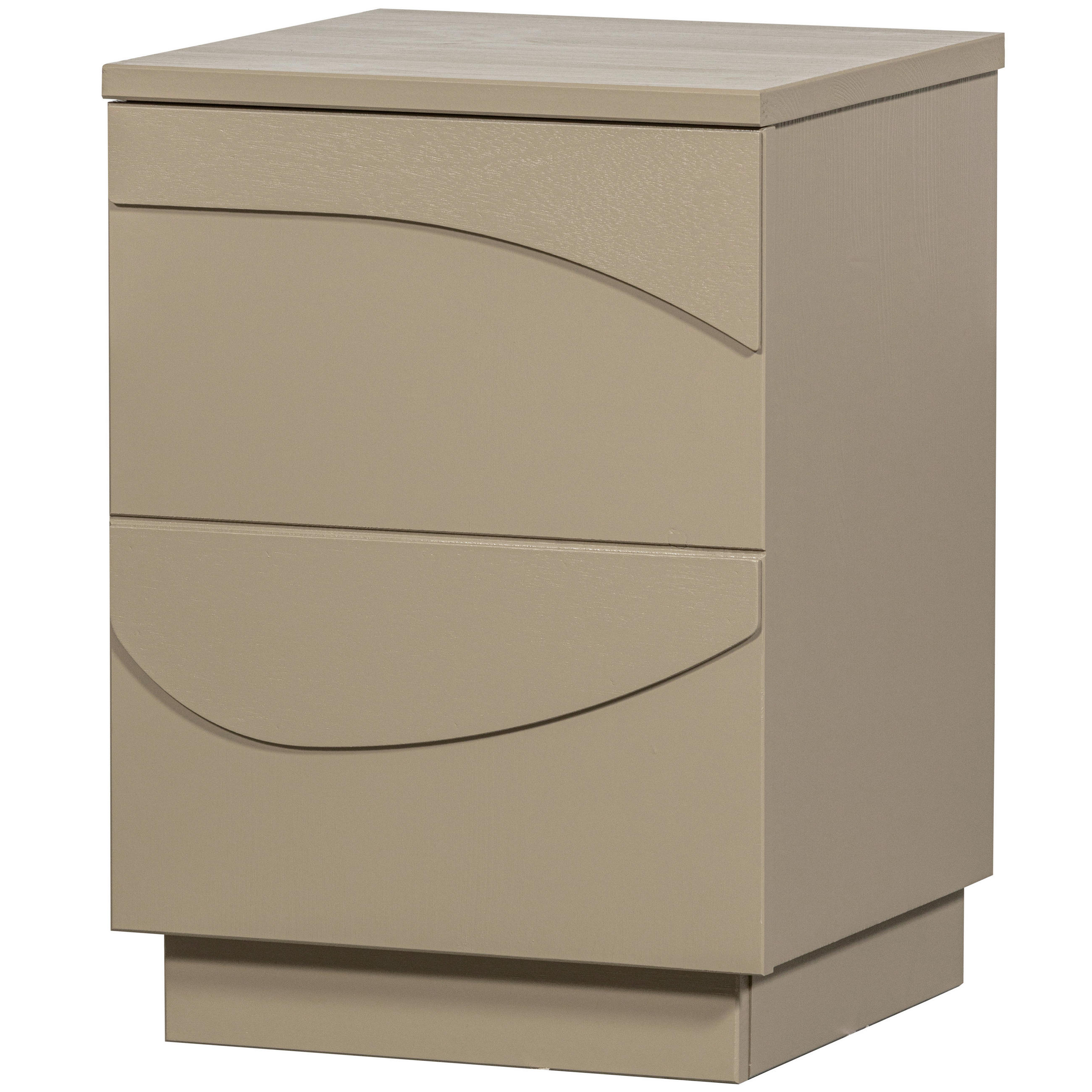 NACHTSCHRANK 36/50/35 cm Kiefer massiv  - Schlammfarben, Design, Holz (36/50/35cm) - Livetastic