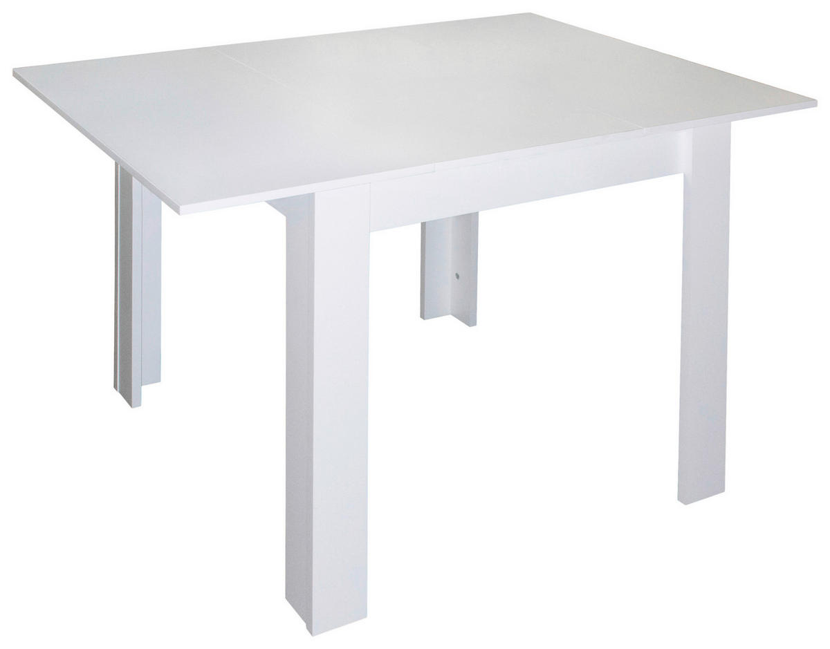 ESSTISCH in Holzwerkstoff 80/75/80 cm  - Weiß, MODERN, Holzwerkstoff (80/75/80cm) - Livetastic