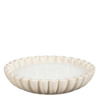 GYERTYA - krémszínű, Basics, kerámia (24.5/24.5/5cm)